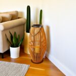 ბამბუკის დეკორატიული სასანთლე