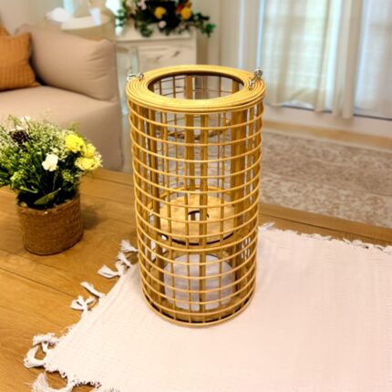 რატანის დეკორატიული სასანთლე