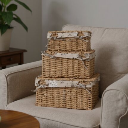 მოწნული ორგანაიზერი. ზომა: 35/25 სმ.